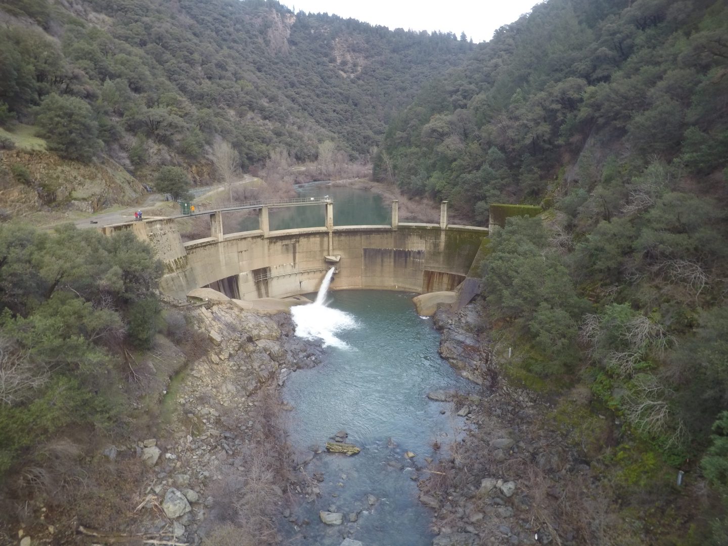 downstream at 125'AGL